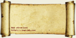 Jakov Antunović vizit kartica